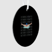 Swim Swimmer Love Funny Swimming Boy Sport Ornament (voorkant)