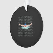 Swim Swimmer Love Funny Swimming Boy Sport Ornament (voorkant)