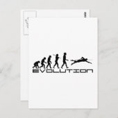 Swim Swimmer Sport Evolution Art Briefkaart (Voorkant / Achterkant)