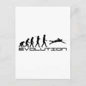 Swim Swimmer Sport Evolution Art Briefkaart (Voorkant)