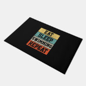 Swim Swimmer Swimming Gift Deurmat (Schuin)
