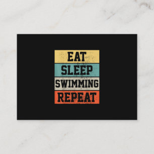 Swim Swimmer Swimming Gift Informatiekaartje