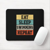 Swim Swimmer Swimming Gift Muismat (Met muis)