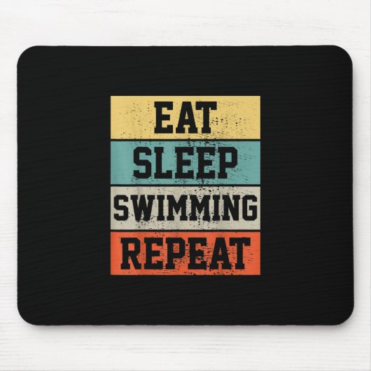 Swim Swimmer Swimming Gift Muismat (Voorkant)