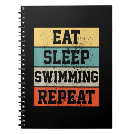 Swim Swimmer Swimming Gift Notitieboek (Voorkant)