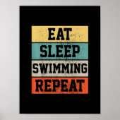 Swim Swimmer Swimming Gift Poster (Voorkant)