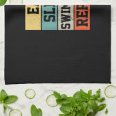 Swim Swimmer Swimming Gift Theedoek (Gevouwen)