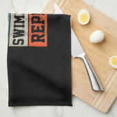 Swim Swimmer Swimming Gift Theedoek (Quarter Fold)
