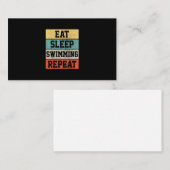 Swim Swimmer Swimming Gift Visitekaartje (Voorkant / Achterkant)