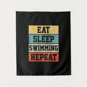 Swim Swimmer Swimming Gift Wandkleed