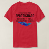 Swim Swimmer-zwemsport T-shirt (Design voorkant)