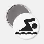 Swim Symbol Magnet (Voorkant / Achterkant)