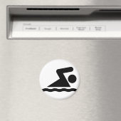Swim Symbol Magnet (Insitu (Vaatwasser))