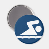 Swim Symbol Magnet (Voorkant / Achterkant)