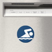 Swim Symbol Magnet (Insitu (Vaatwasser))