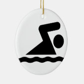 Swim Symbol Ornament (Rechts)