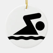 Swim Symbol Ornament (Voorkant)