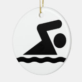 Swim Symbol Ornament (Links)