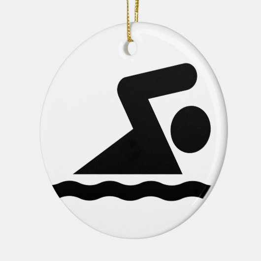 Swim Symbol Ornament (Links)