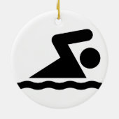 Swim Symbol Ornament (Achterkant)