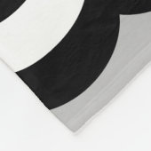 Swim Team - Blauw en Zwart Fleece Deken (Hoek)