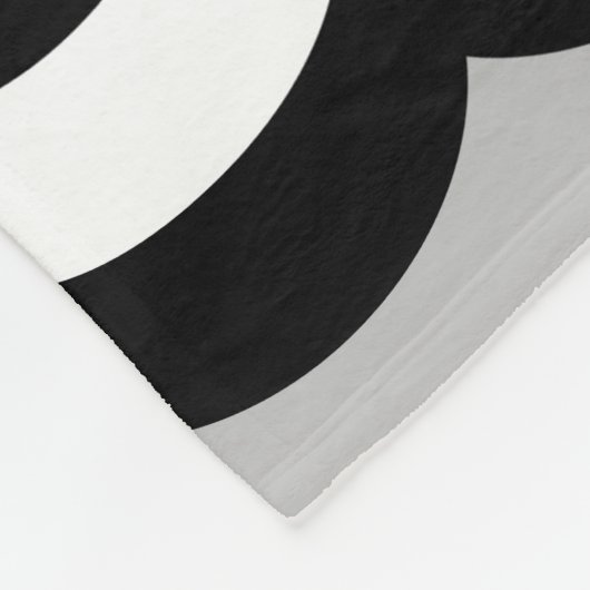 Swim Team - Blauw en Zwart Fleece Deken (Hoek)