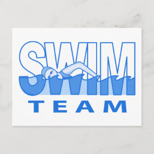 Swim Team Briefkaart