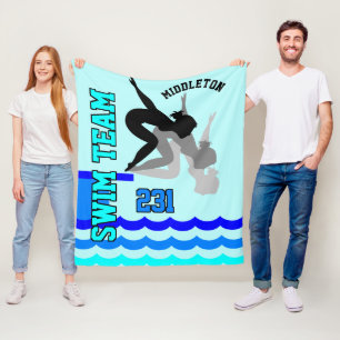 Swim Team duikend Fleece Deken
