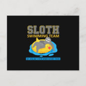 Swim Team Funny Gift Aankondigingskaart (Voorkant)