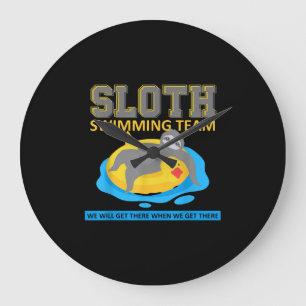 Swim Team Funny Gift Grote Klok