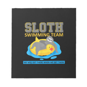 Swim Team Funny Gift Notitieblok