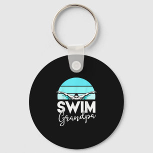 Swim Team Grandpa Papa Swimming Meet Swimmer Gift Sleutelhanger