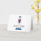 Swim Team Kaart (Gele Bloem)