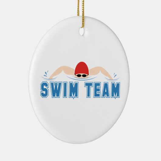 Swim Team Keramisch Ornament (Rechts)