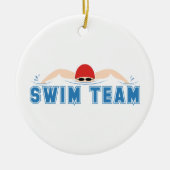 Swim Team Keramisch Ornament (Voorkant)
