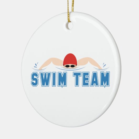 Swim Team Keramisch Ornament (Links)