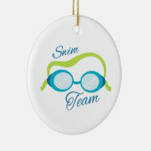 Swim Team Keramisch Ornament (Rechts)