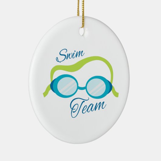 Swim Team Keramisch Ornament (Rechts)