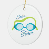 Swim Team Keramisch Ornament (Links)