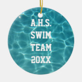 Swim-team Keramisch Ornament (Voorkant)