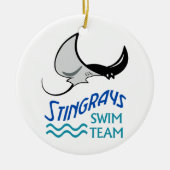 Swim Team Keramisch Ornament (Voorkant)