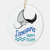 Swim Team Keramisch Ornament (Links)
