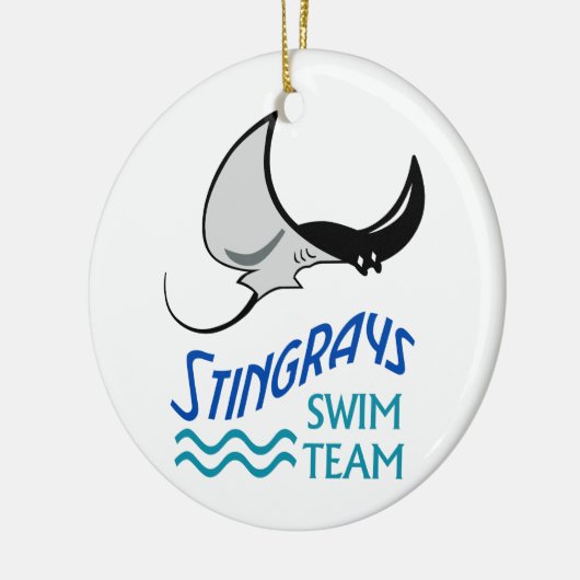 Swim Team Keramisch Ornament (Links)