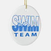 Swim Team Keramisch Ornament (Rechts)