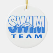 Swim Team Keramisch Ornament (Voorkant)