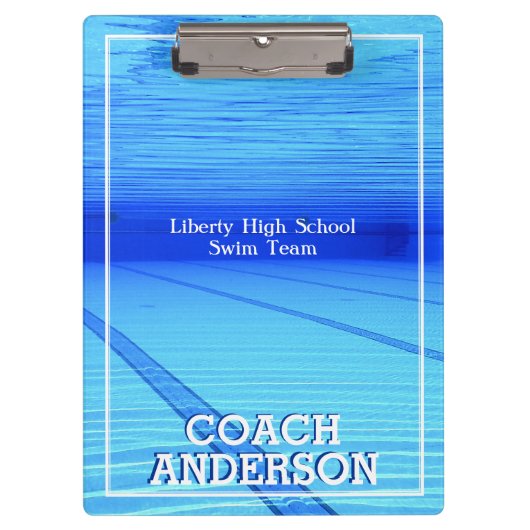 Swim Team Klembord (Voorkant)