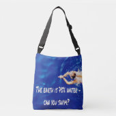 Swim Team Love Siwmming to Swim Pool Crossbody Tas (Voorkant)