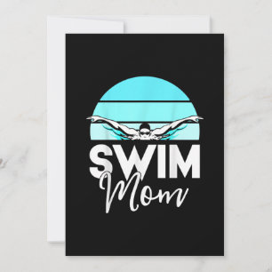 Swim Team Mam Mor School Swimming Meet Swimmer Feestdagenkaart