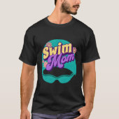 Swim Team mama T-shirt (Voorkant)