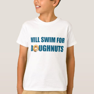 Swim Team, persoonlijke zwemmer cadeau T-shirt